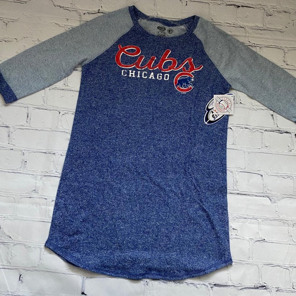 Concepts Sport Chicago Cubs Long Sleeve Nightshirt